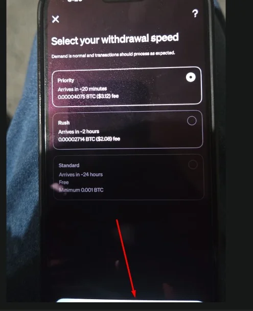 Select speed